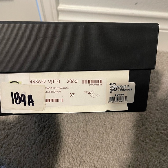 Brown Gucci Velvet GG Monogram Fur Womens Princetown Slippers - Picture 4 of 5